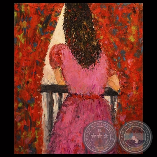 LA ESPERA (DETALLE) - Óleo de PATRICIA RAMÍREZ