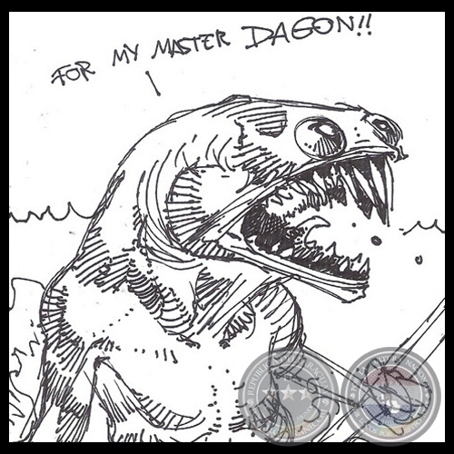 FOR MY MASTER DRAGÓN - Ilustración de DAVID BUENO VILLAFAÑE