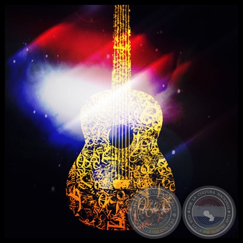 GUITARRA GUARANÍ - Ilustración de Víctor Colmán