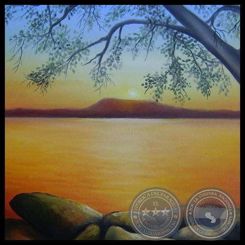 ATARDECER EN SAN BERNARDINO - Óleo de NORMA BÜTTNER