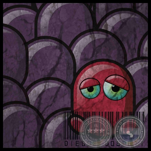 ALONE EN INTERNET - Dibujo vectorial de Diego Diarte