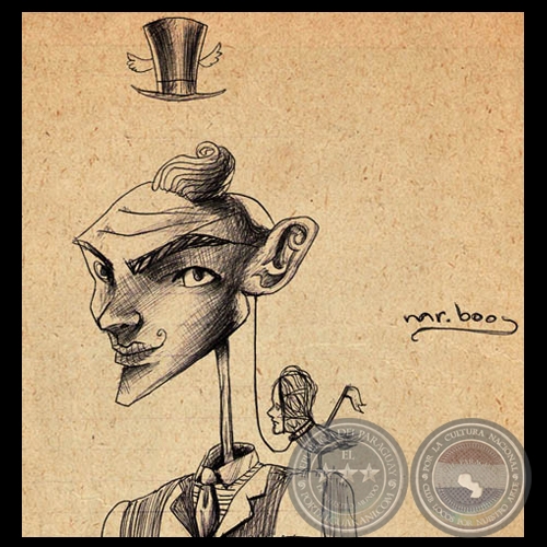 MR. BOO - Bolígrafo y texturizado CS de JOSÉ GIOVANNI BELLI AVEIRO