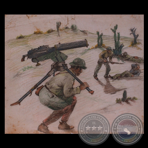 GUERRA DE CHACO - Obra de Roberto Holden Jara - Año 1935