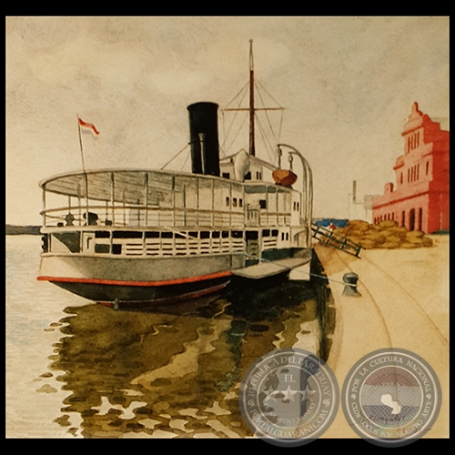 PUERTO DE ASUNCIÓN - Óleo de JUAN IGNACIO SORAZÁBAL