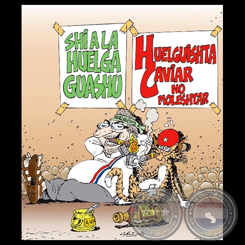 HUELGUISTA CAVIAR - Obra de CALÓ - 19 de Marzo de 2014
