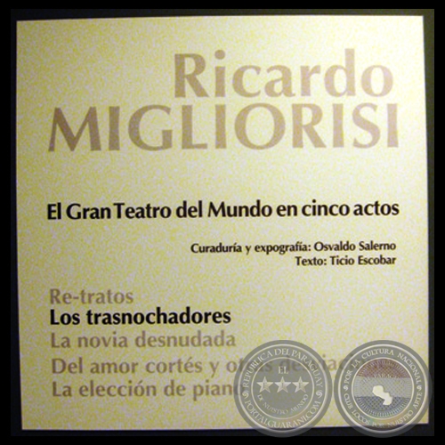 LOS TRASNOCHADORES, 2013 - Del artista RICARDO MIGLIORISI