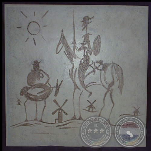 DON QUIJOTE - Obra de Lutgard María Van Dyck - Año 2004