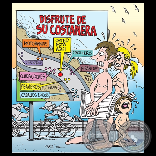 DISFRUTE DE SU COSTANERA - Obra de CALÓ -  22 de Enero de 2014