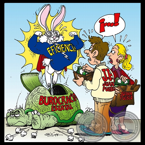 EFICIENDIA VS BUROCRACIA - Obra de CALÓ - 28 de Mayo de 2014