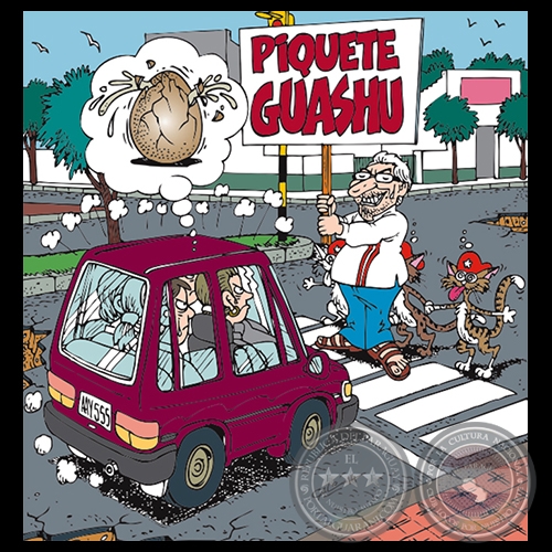 PIQUETE GUASHU - Obra de CALÓ - 28 de marzo de 2014