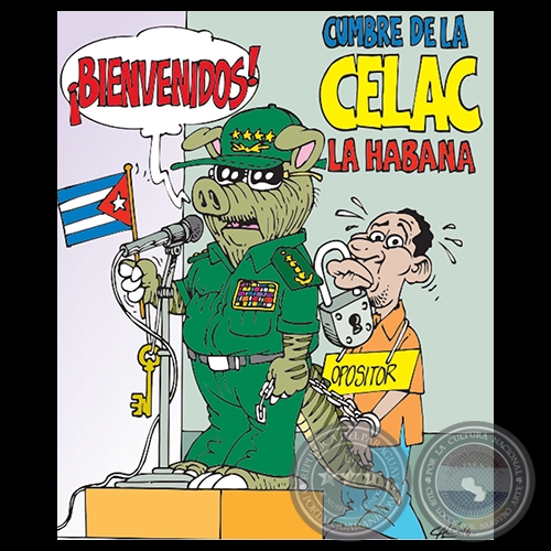 BIENVENIDOS A LA CUMBRE - Obra de CALÓ - 29 de Enero de 2014