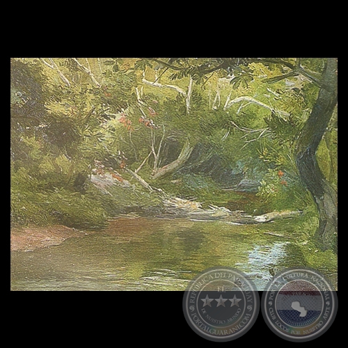 ARROYO - Óleo sobre madera de PABLO ALBORNO - Año 1999