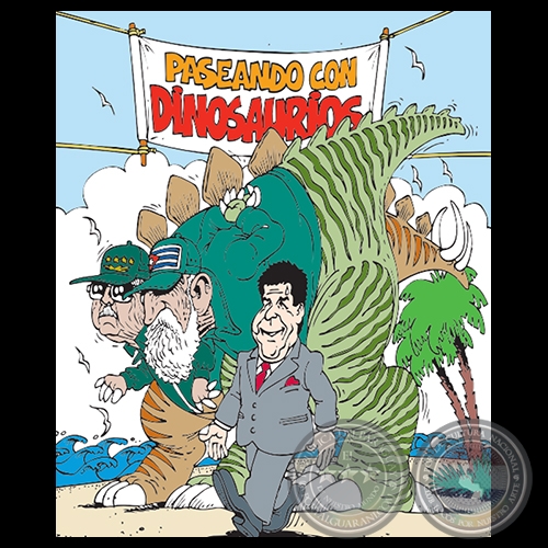 PASEANDO CON DINOSAURIOS - Obra de CALÓ - 30 de Enero 2014