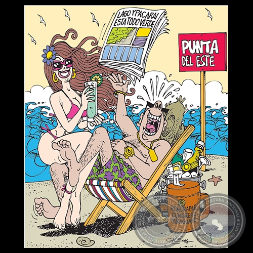 PUNTA DEL ESTE - Obra de CALÓ -  31 de Enero de 2014
