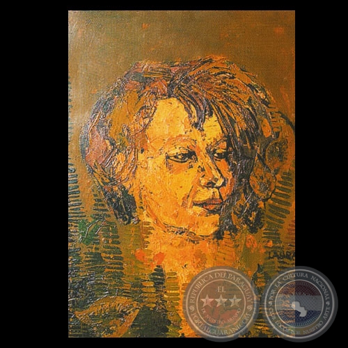 MARÍA EUGENIA BORDAS, 1966 - Óleo sobre madera de LAURA MÁRQUEZ