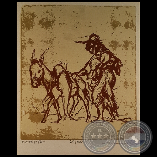 BURRERITA - Serigrafía de LUIS TORANZOS