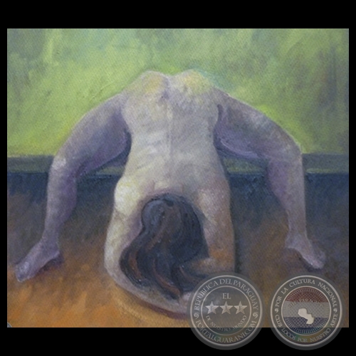 BUSCANDO RESPUESTAS, 2013 - Óleo de MARIELA MONGES ARÉJOLA