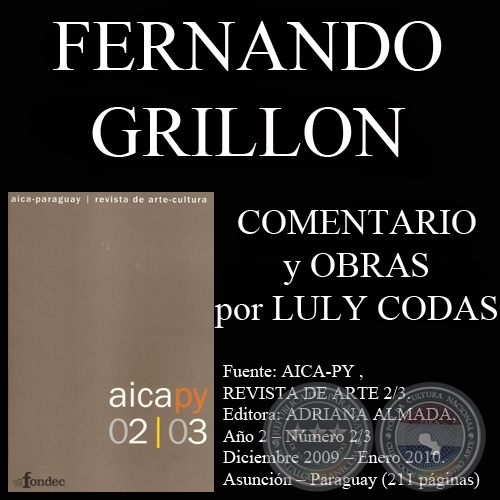 APUNTES SOBRE LA OBRA DE FERNANDO GRILLN (LULY CODAS)