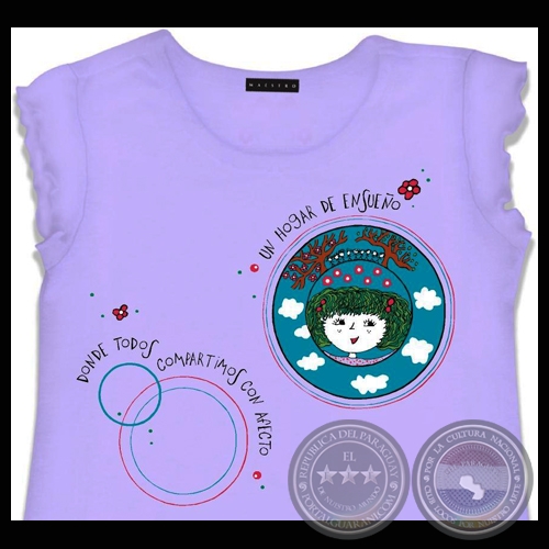 CAMISONES PARA NIÑAS, 2009 - ILUSTRACIÓN DE AMELÍ SCHNEIDER