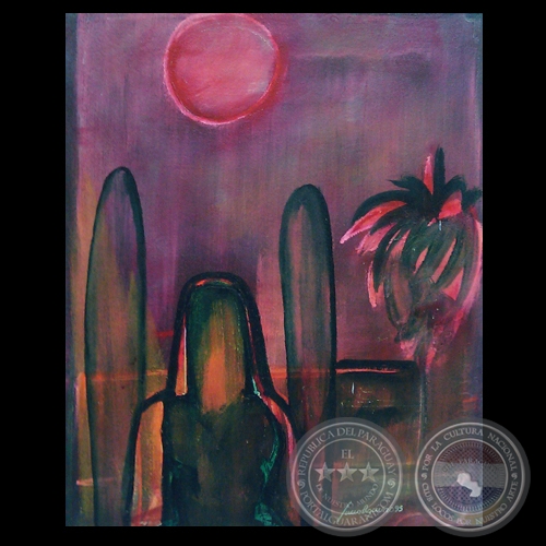 DAMA, 1995 - Acrílico sobre tela de LUCIO AQUINO