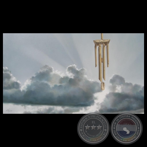 EL SONIDO DE LO INVISIBLE, 2011 - Óleo sobre lienzo de ADRIANA VILLAGRA