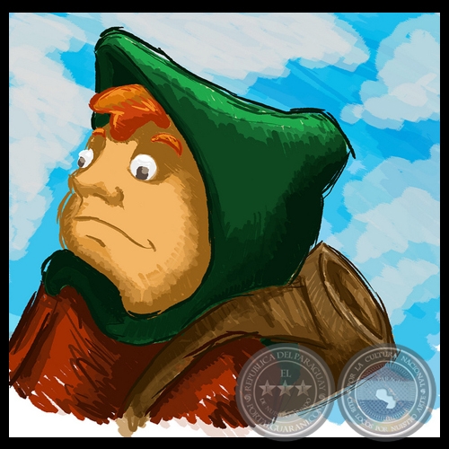 ARQUERO - Ilustración de ALEJANDRO BALCÁZAR