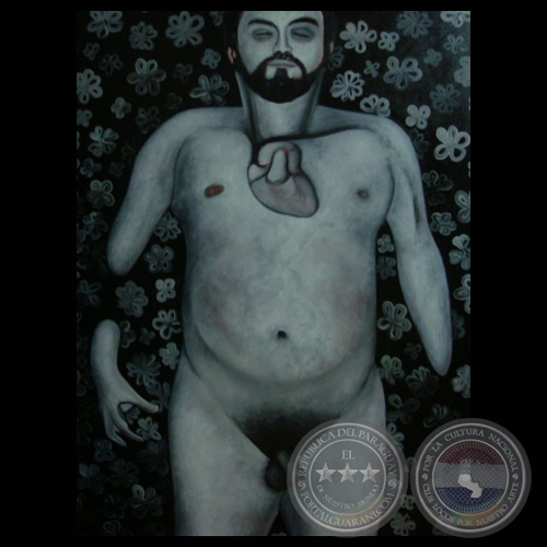 AUTORRETRATO MUERTO, 2009 - Óleo de ALFREDO QUIROZ