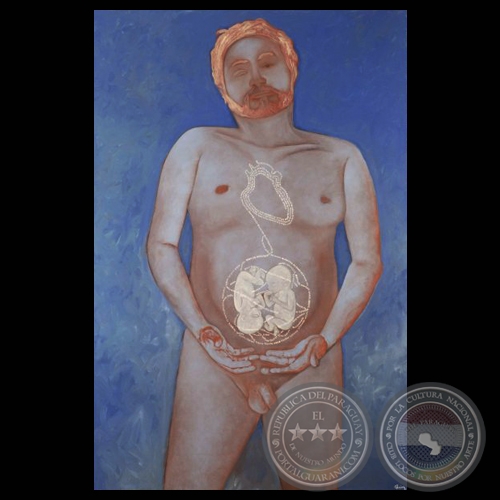 AUTORRETRATO MUERTO, 2009 - Óleo de ALFREDO QUIROZ