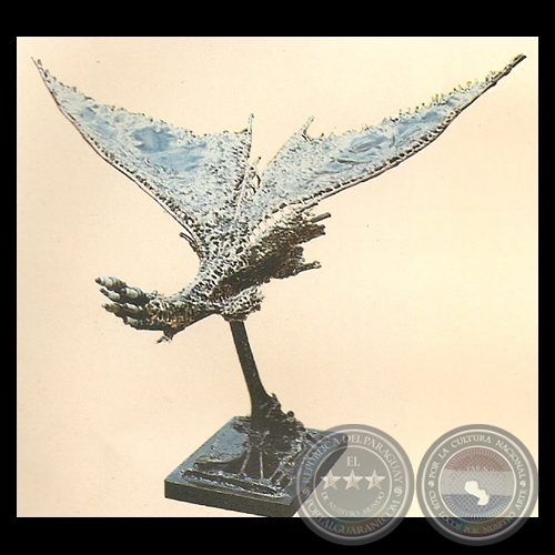 AVE, 1999 - Escultura de metal de ANGEL YEGROS