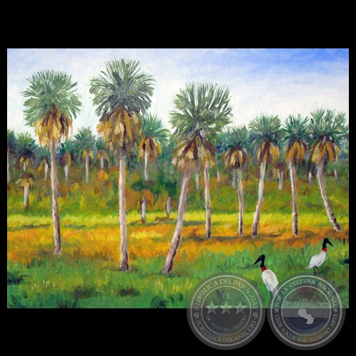 KARANDAY CON TUJUJUS, 2004 - Obra BEATRIZ FERREIRA DE GREENWOOD