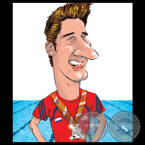 BENJAMIN HOCKIN - Caricatura de ENZO PERTILE