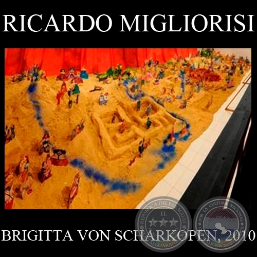 BRIGITTA VON SCHARKOPEN EN EL JARDÍN DE LAS DELÍCIAS II, 2010 - Instalación de RICARDO MIGLIORISI