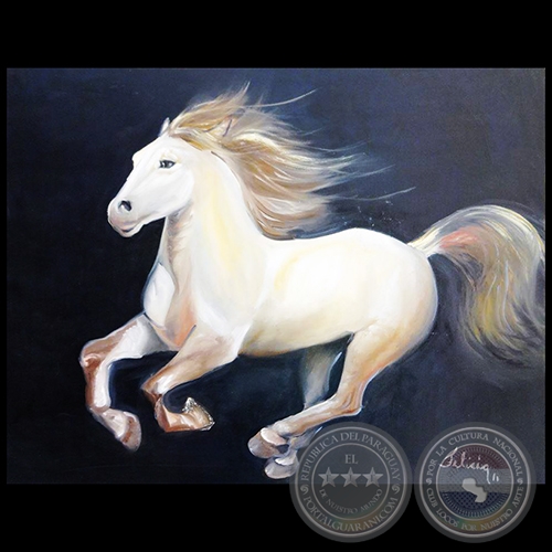 CABALLO BLANCO - Obra de FELICIA NOGUERA