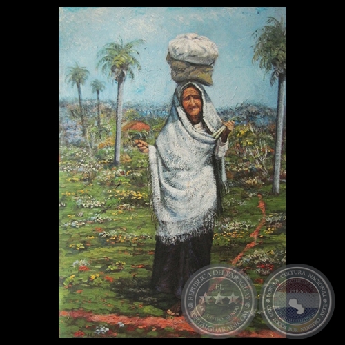 CAMPESINA PARAGUAYA - Obra de Roberto Holden Jara