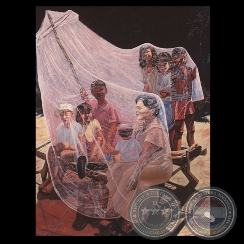 LOS NAUFRAGOS DE LA TIERRA, 1995 - Pintura de ENRIQUE COLLAR