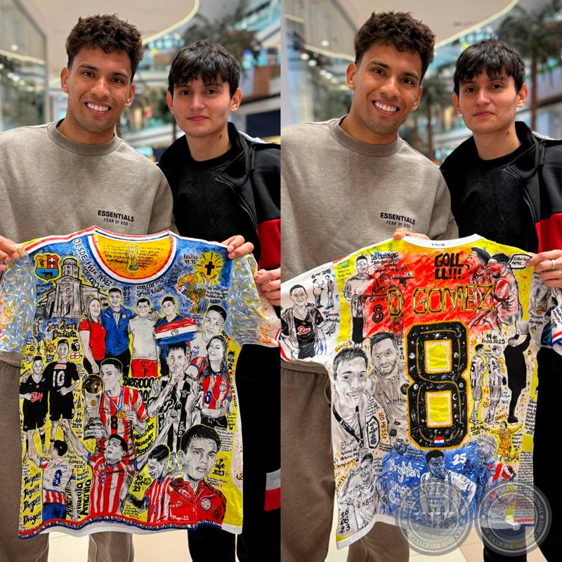 Camiseta para Diego Gómez - Obra de Ignacio Adolfo Villalba Denis