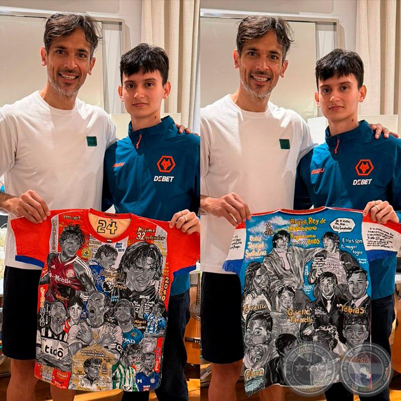Camiseta para Roque Santa Cruz - Obra de Ignacio Adolfo Villalba Denis