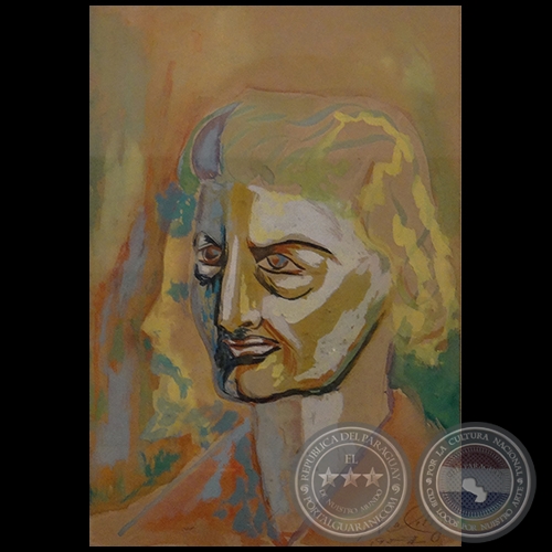 SIN TÍTULO, 1954 - Tempera sobre papel de JOEL FILÁRTIGA