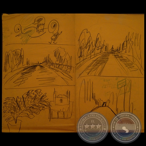 Sin Nombre 624 - Dibujo de Juan Max Boettner