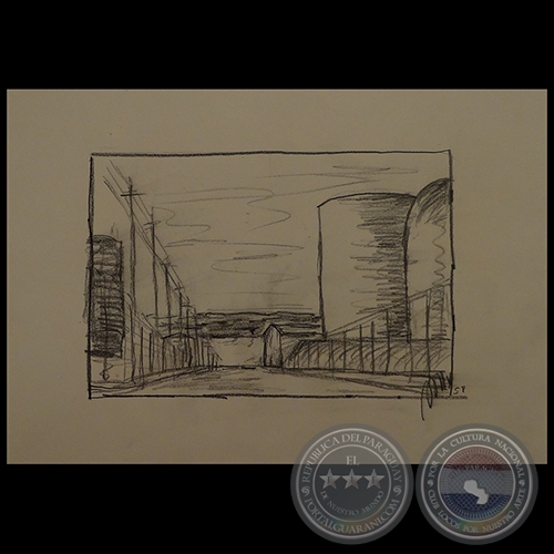 Sin Nombre 630 - Dibujo de Juan Max Boettner