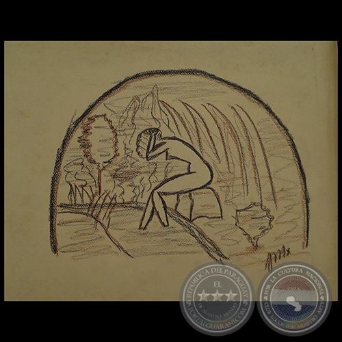 Sin Nombre 639 - Dibujo de Juan Max Boettner