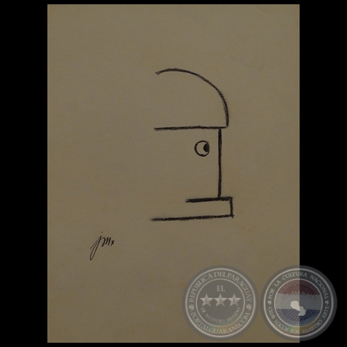 Sin Nombre 749 - Dibujo de Juan Max Boettner