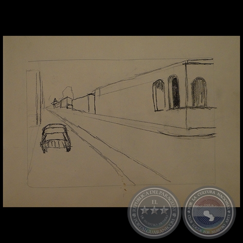 Sin Nombre 767 - Dibujo de Juan Max Boettner