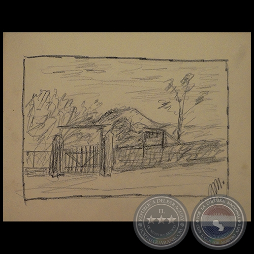Sin Nombre 770 - Dibujo de Juan Max Boettner