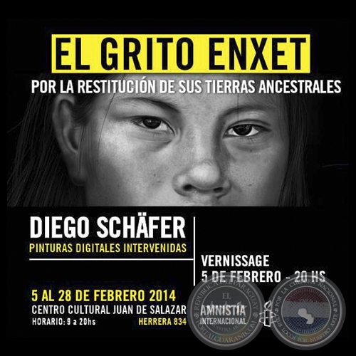 EL GRITO ENXET, 2014 - PINTURAS DIGITALES INTERVENIDAS POR DIEGO SCHÄFER