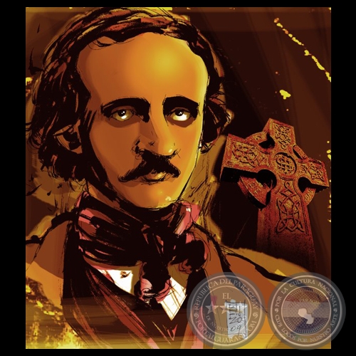 EDGAR ALLAN POE - Caricatura de ENZO PERTILE