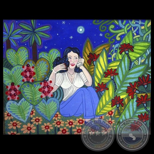 ELIZABETH TAYLOR EN EL PARAÍSO, 2011 - Acrílico de MARCELO MEDINA