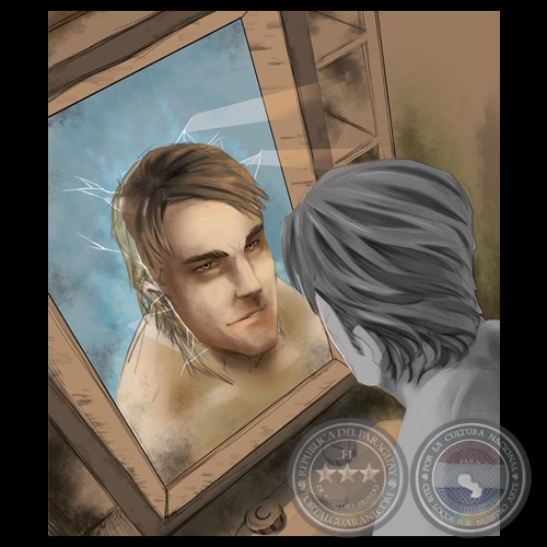 EL SER EN EL ESPEJO, 2012 - Ilustración de ESTEBAN RIVEROS