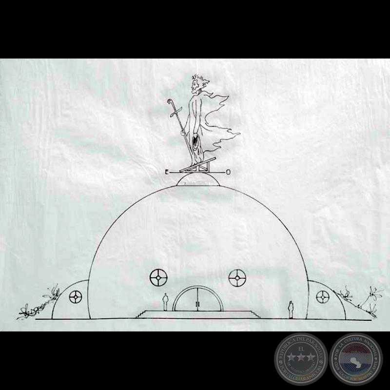 PROYECTO: CAPILLA DE RECICLAJE CON CRISTO GANCHERO - Por HERMANN GUGGIARI y MARINA CAZENAVE