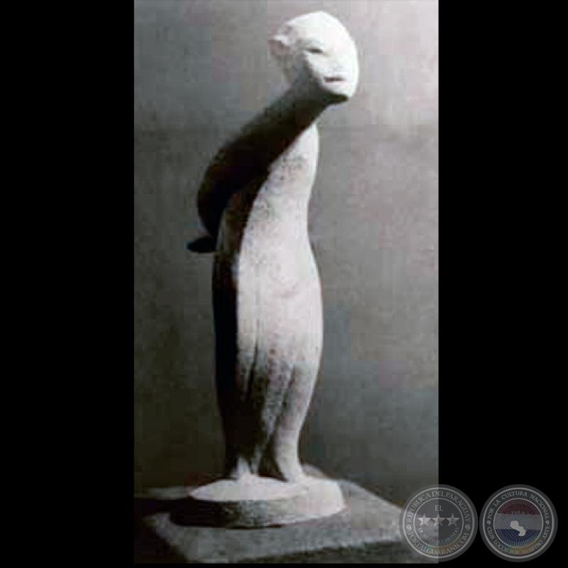 CURUPÍ, fines de de los 50 - Modelado y vaciado en piedra de HERMANN GUGGIARI